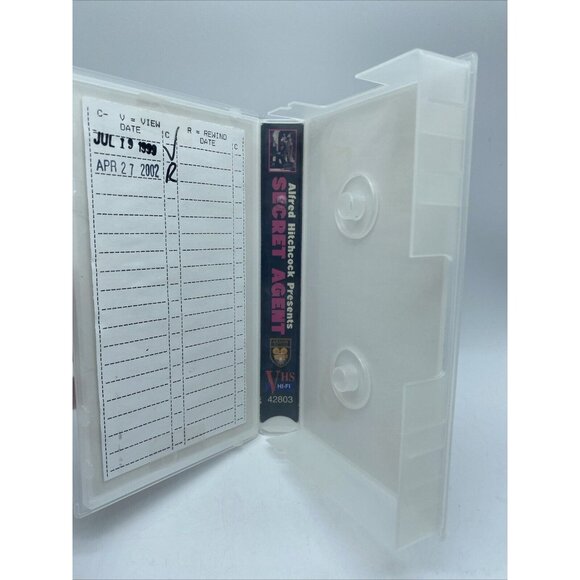 Alfred Hitchcock Presents Secret Agent VHS Tape Madeleine Carroll John Gielgud - Picture 6 of 7